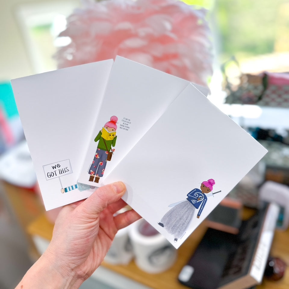 Puckish notepads!