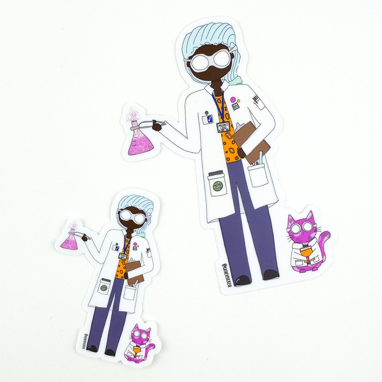 Puckish mini stickers!