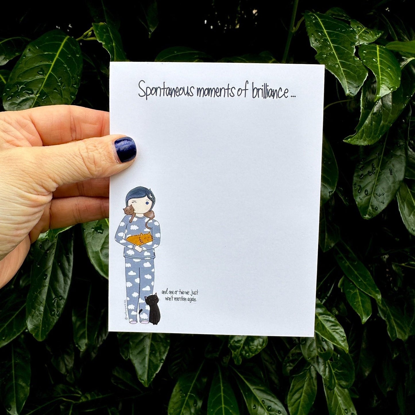 Puckish notepads!