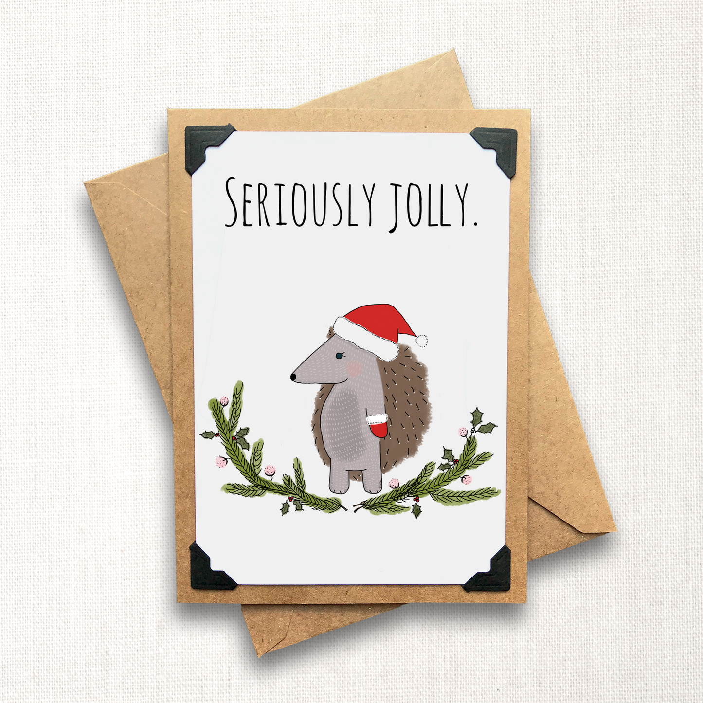 Seriously Jolly Holiday Card