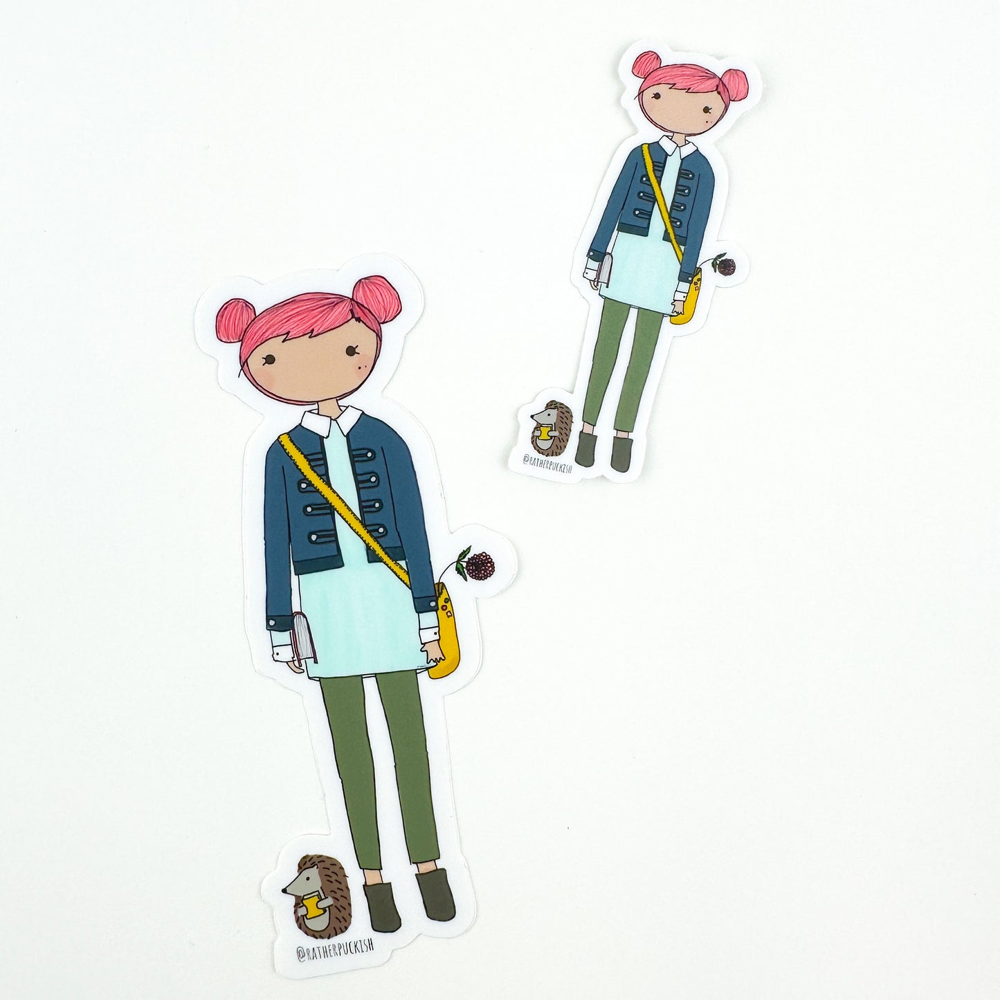 Puckish mini stickers!
