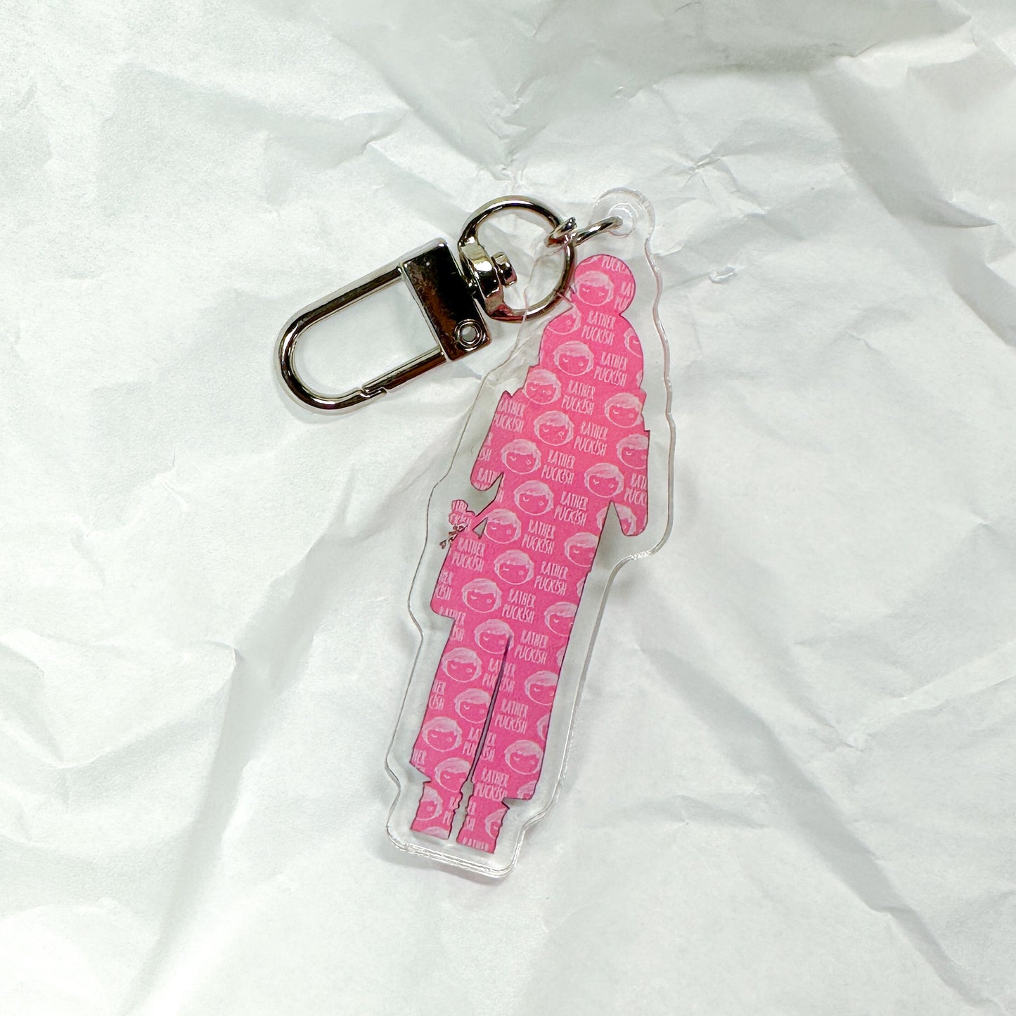 Bookish Introvert (It's Not You...) Acrylic Keychain