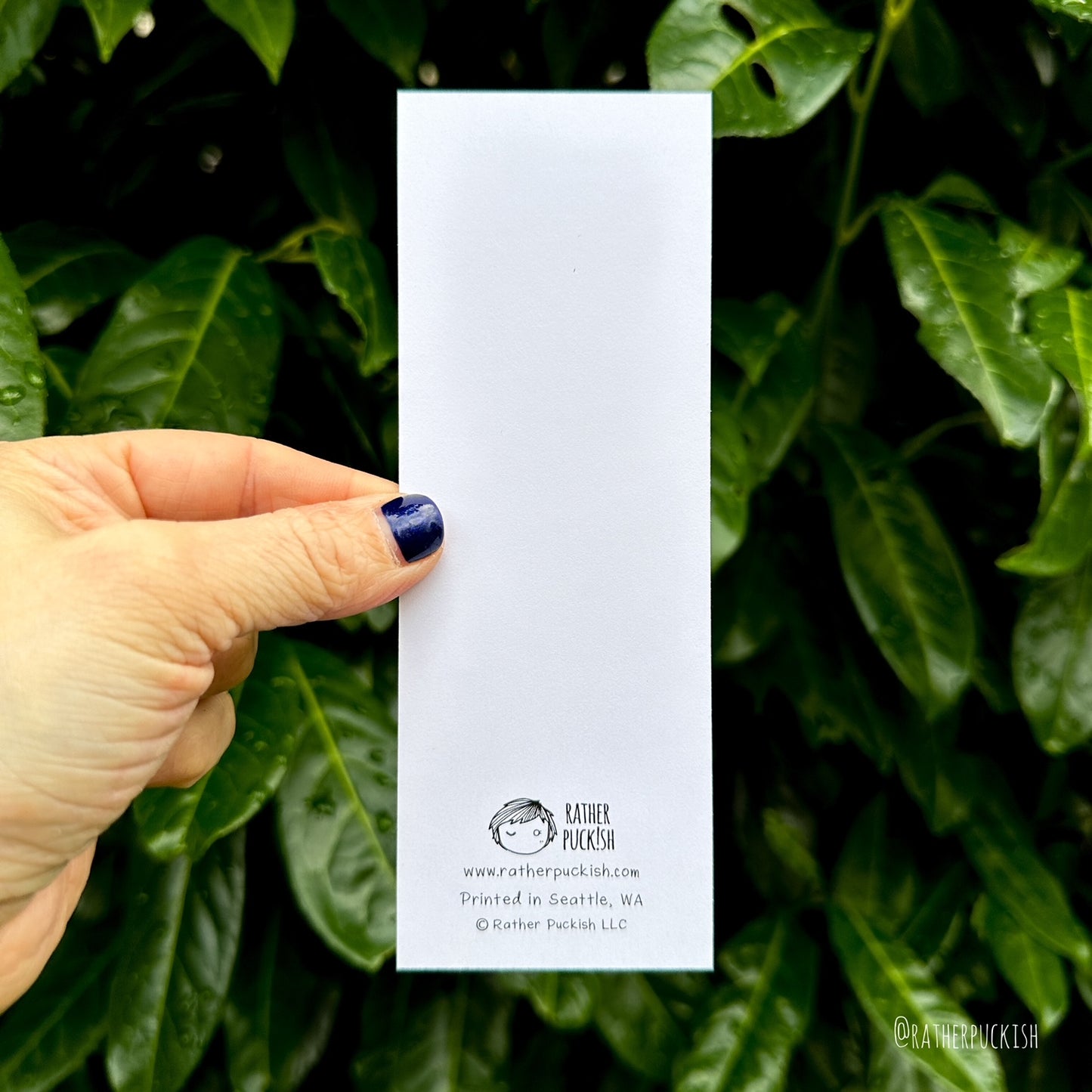 Rectangular puckish bookmarks!