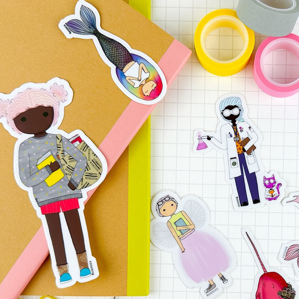 You Can Have the Tutu and the Sword (yellow tutu) Sticker