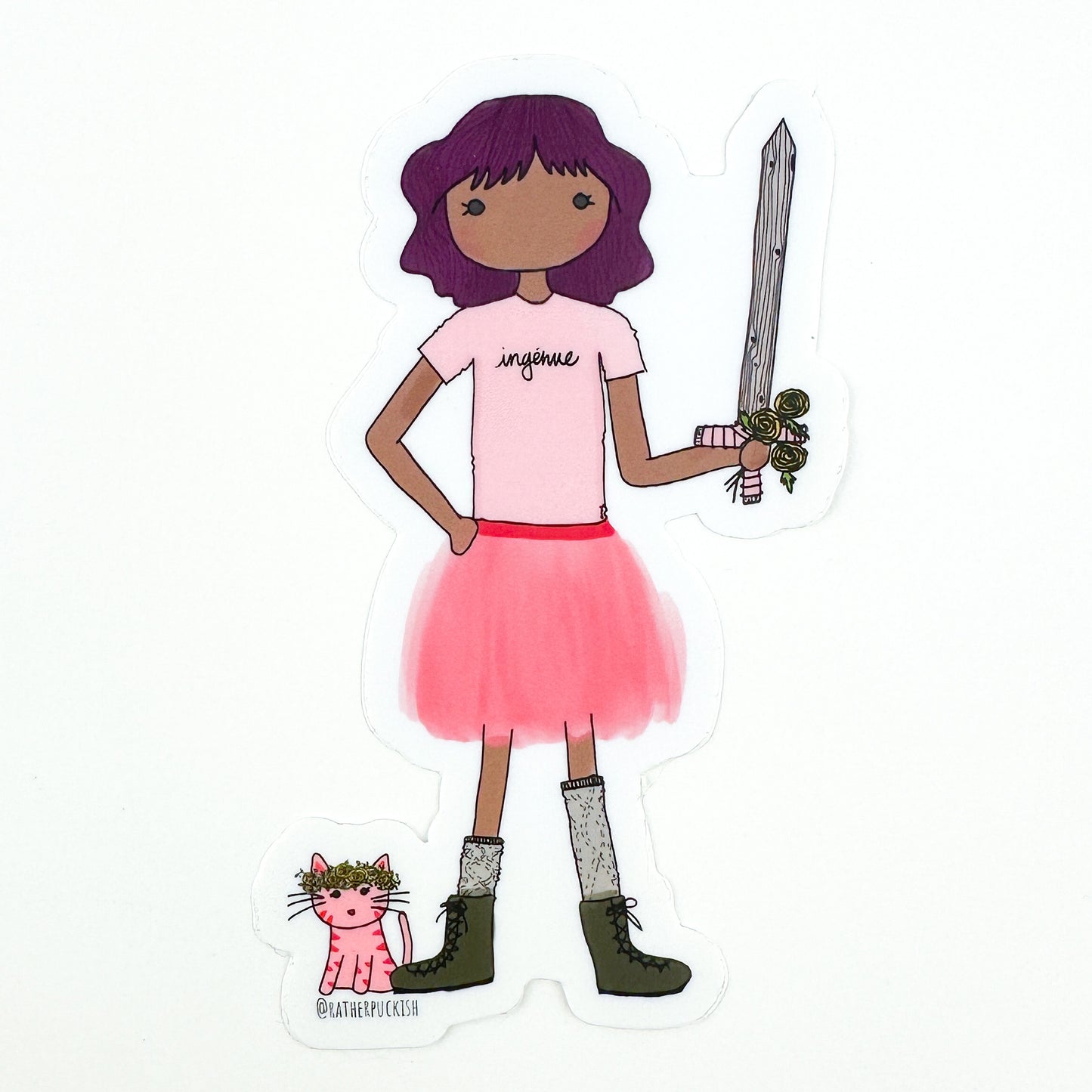 Puckish mini stickers!