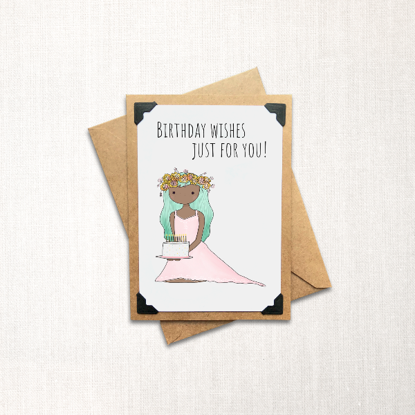 Birthday Wishes Just for You Note Card