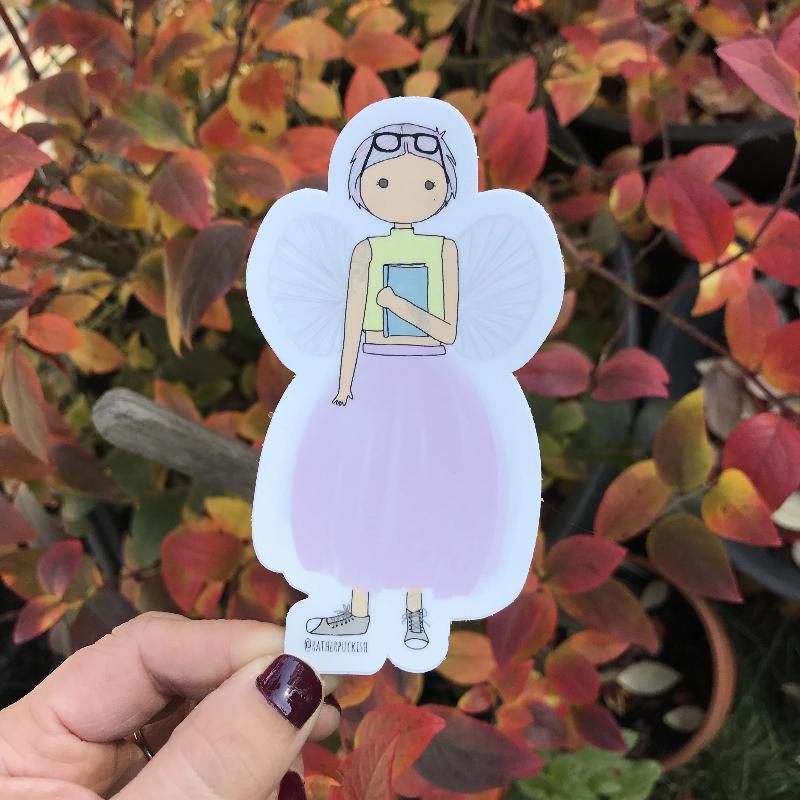 Book Fairy Sticker