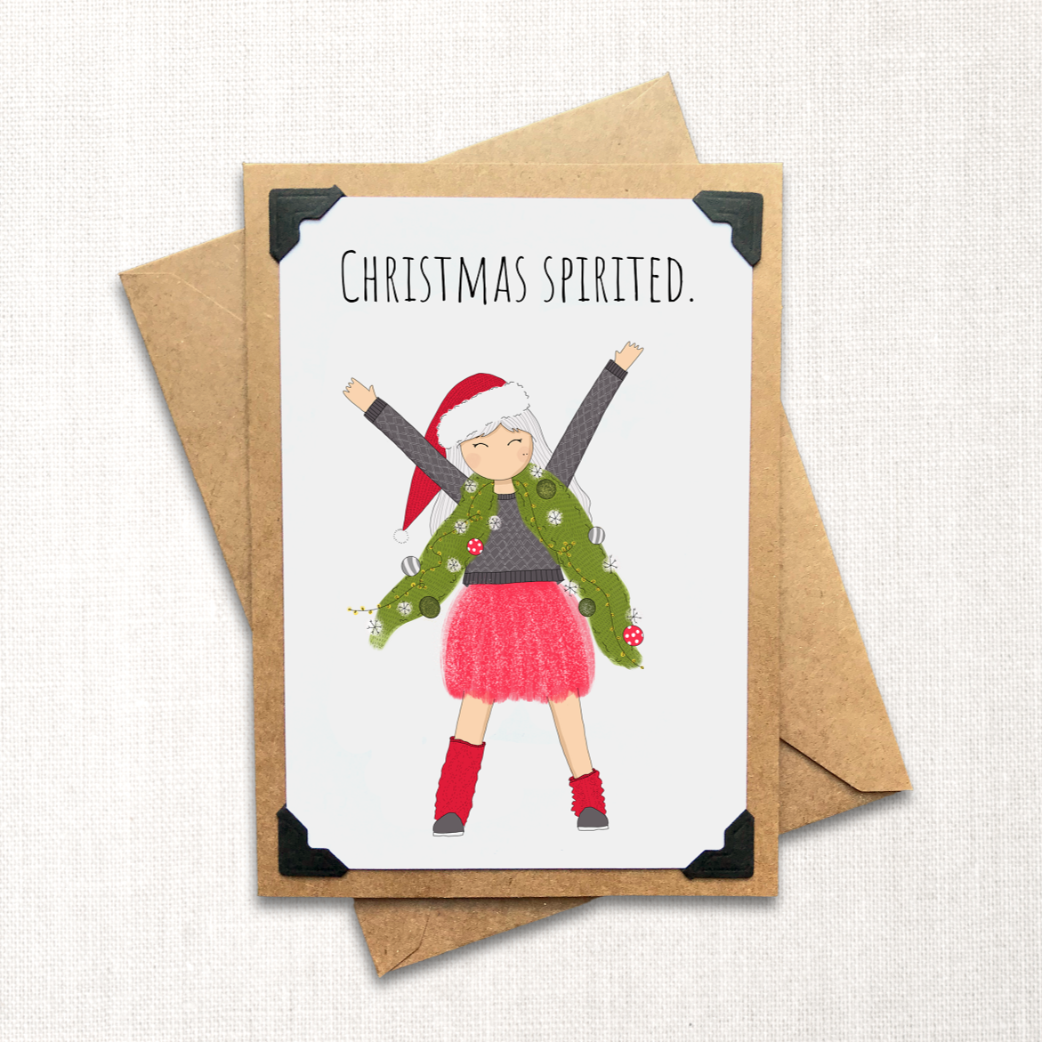 Christmas Spirited Holiday Card