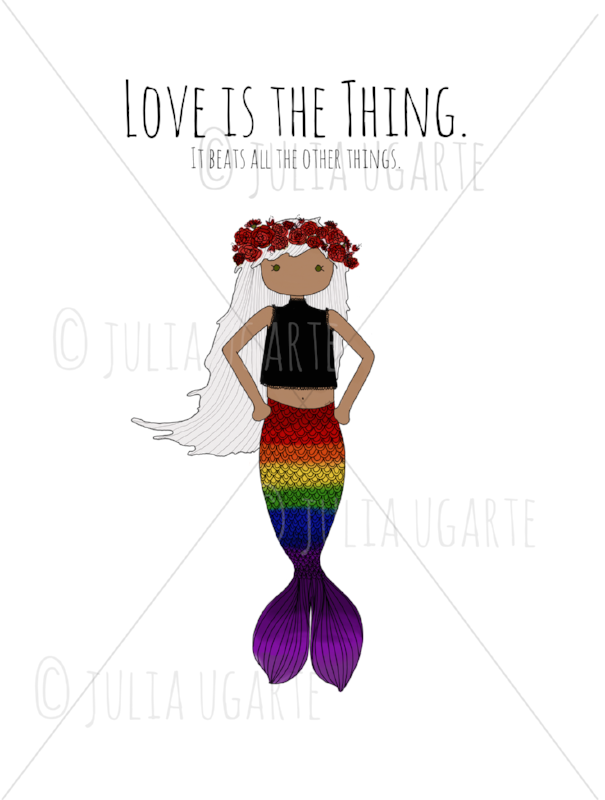 Love is the Thing 13x19 Print