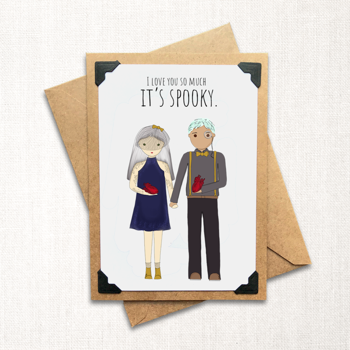 I Love You So Much It's Spooky Note Card