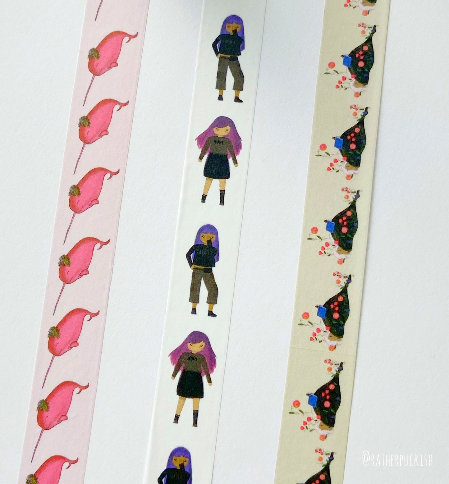 Sleepy Reader Washi Tape