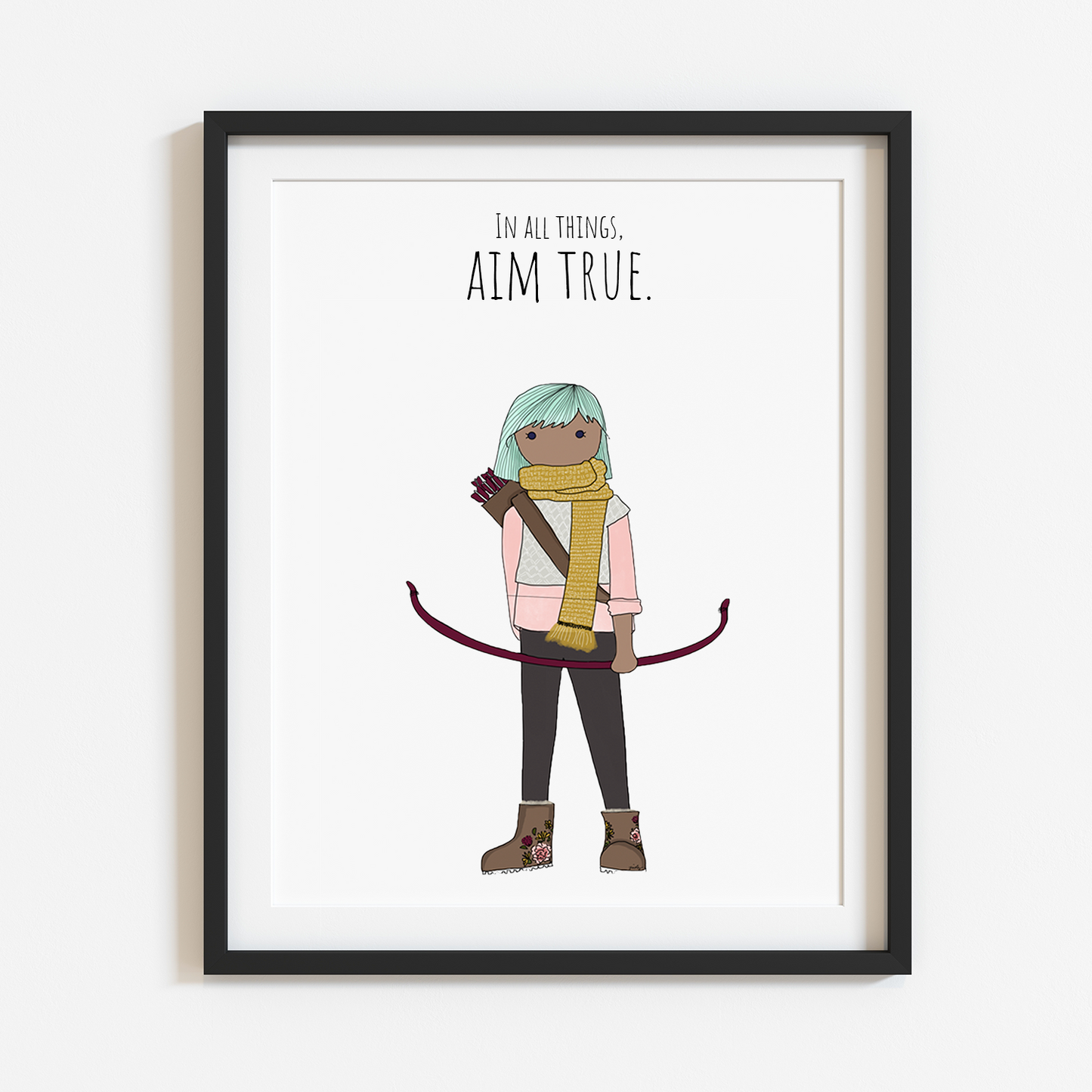 In All Things Aim True 8x10 Print