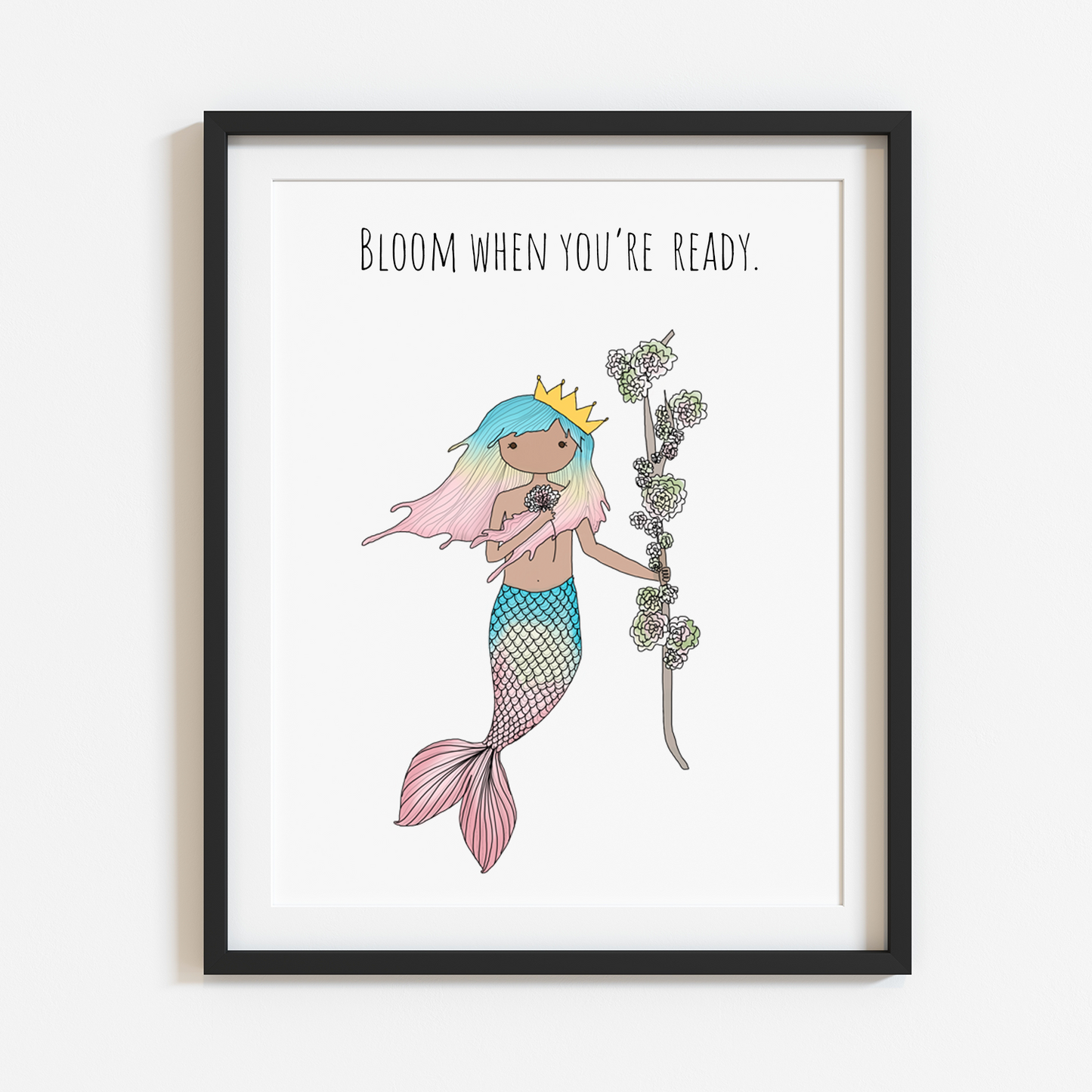 Bloom When You're Ready 8x10 Print