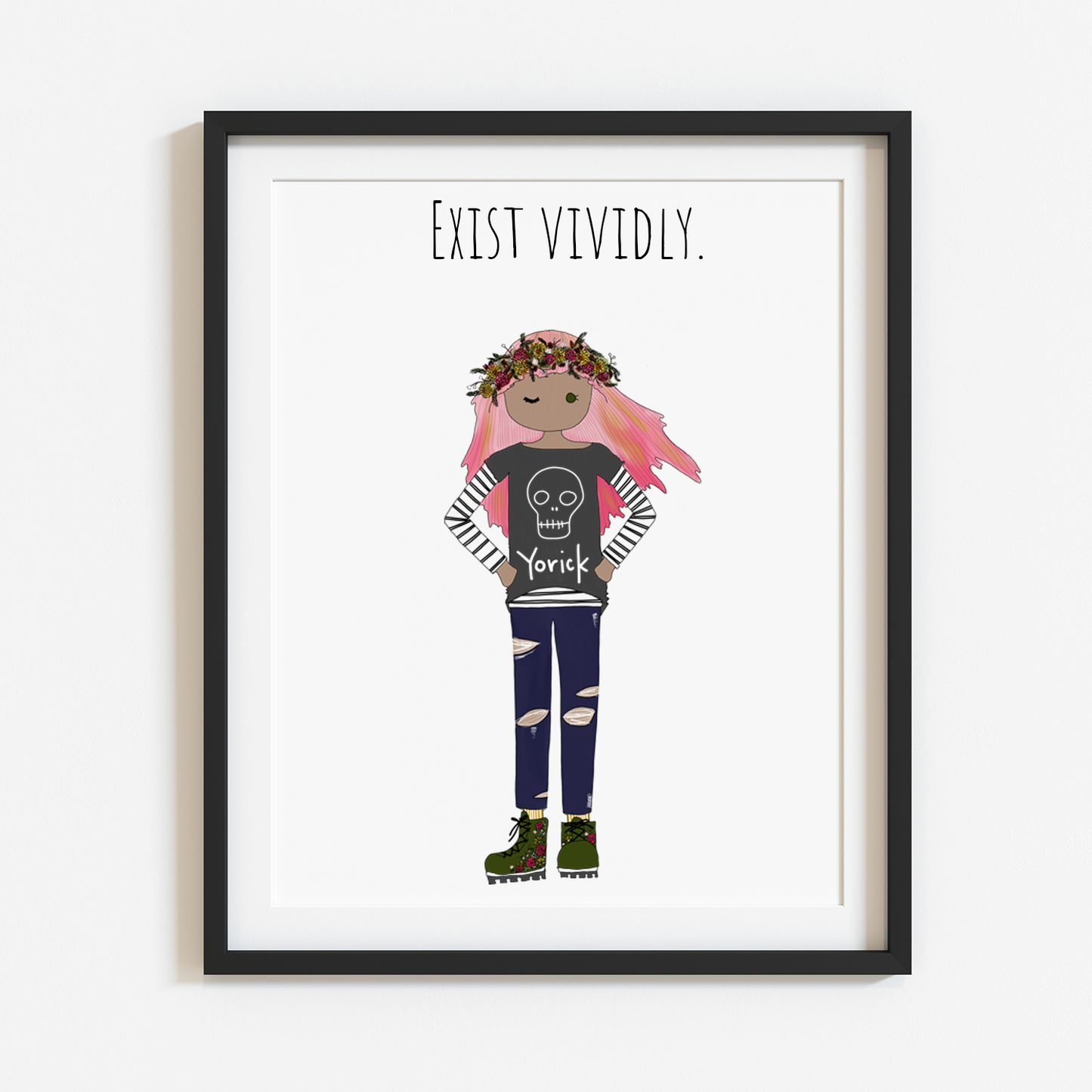 Exist Vividly 8x10 Print