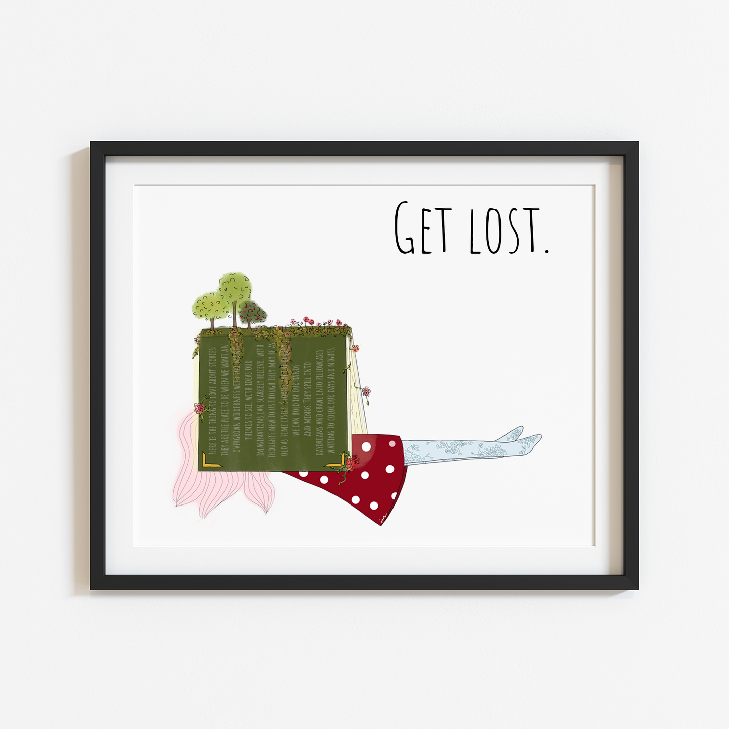 Get Lost 8x10 Print