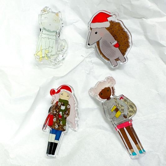 Puckish Acrylic Pins!