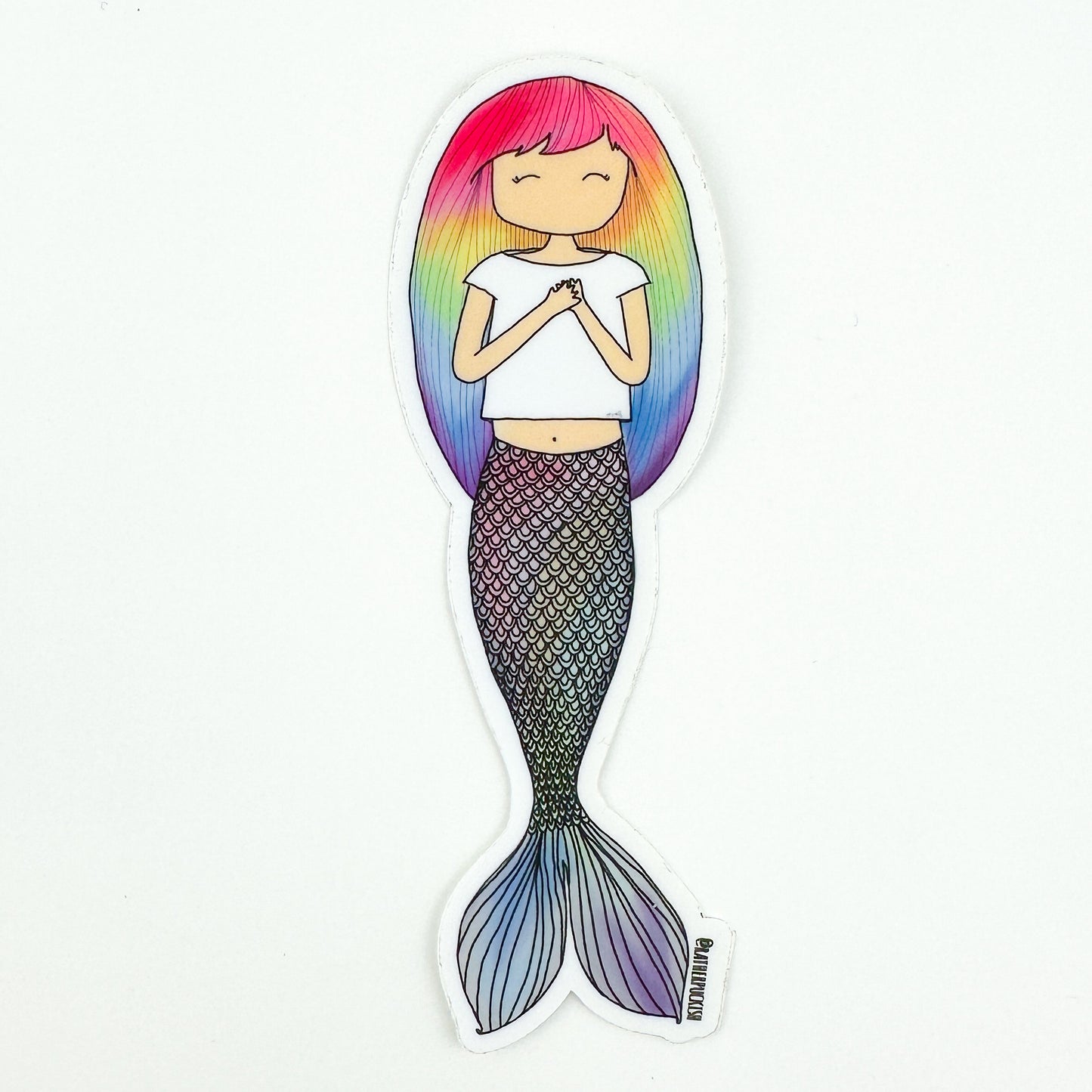 Live All the Colors Mermaid Sticker