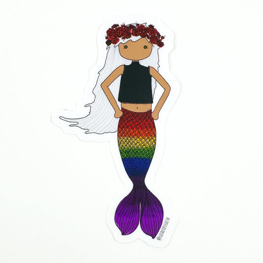 Rainbow Mermaid Sticker