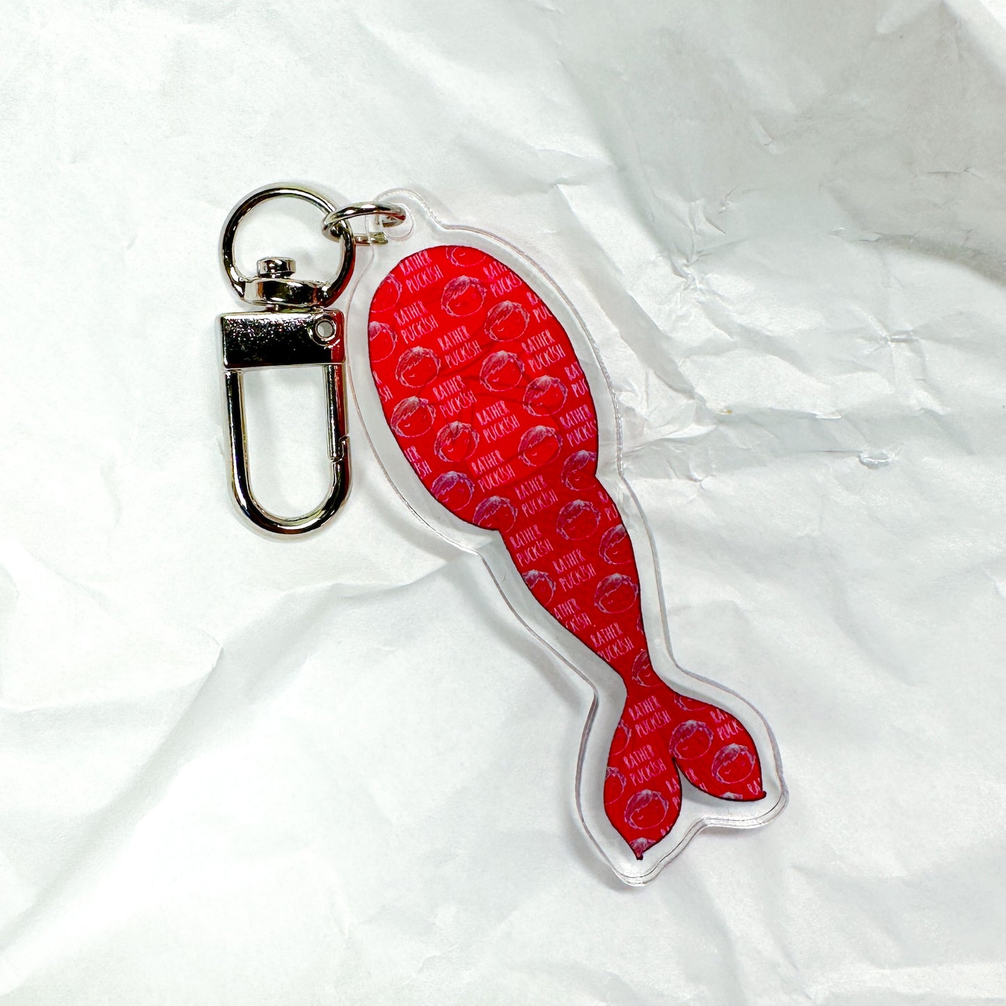 All the Colors Mermaid Acrylic Keychain
