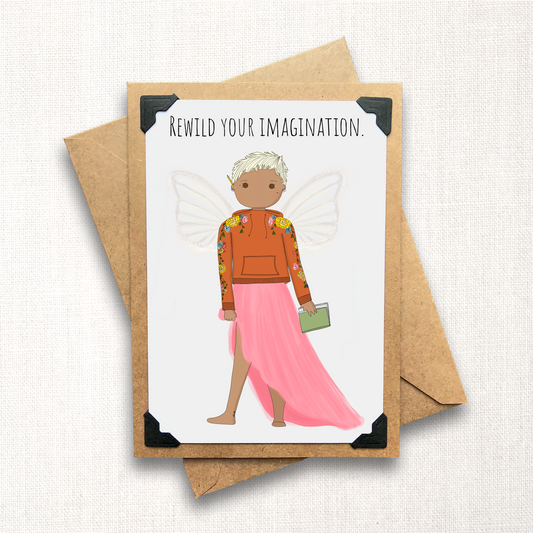 Rewild your Imagination Note Card