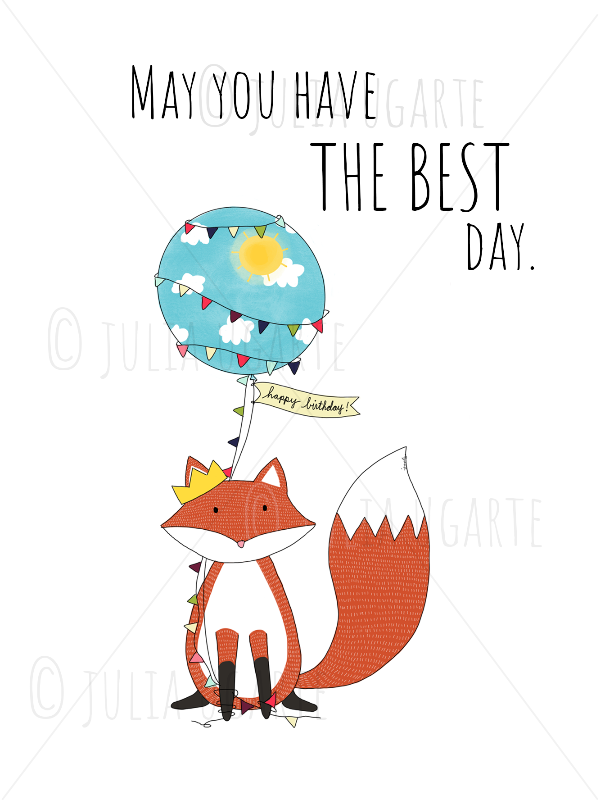 May You Have the Best Day Birthday Note Card