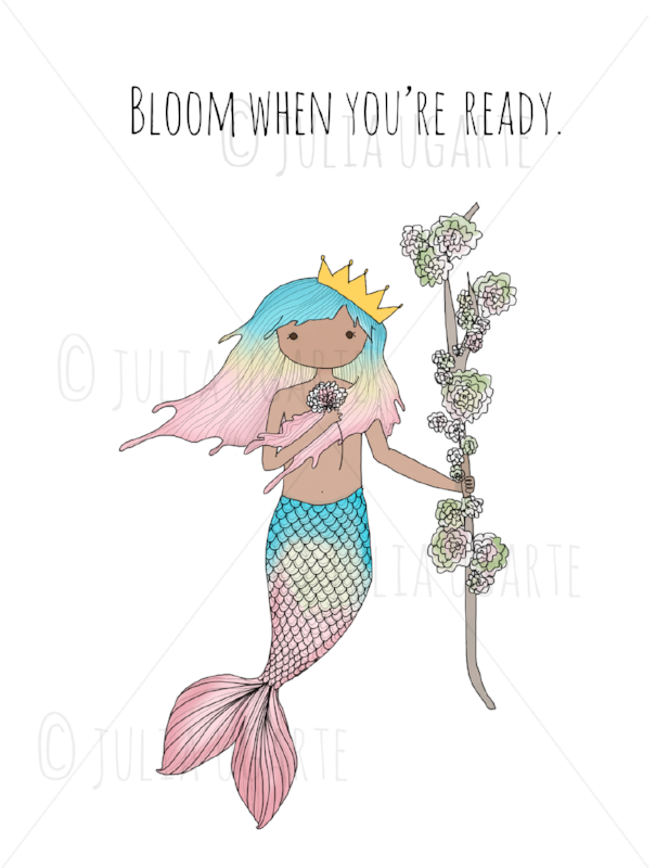 Bloom When You're Ready 8x10 Print