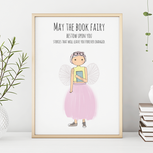 The Book Fairy 13x19 Print