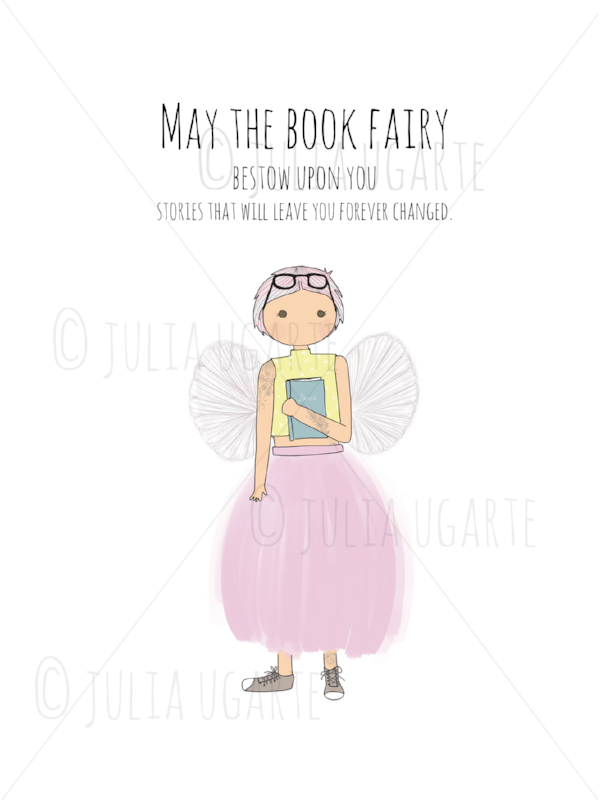 The Book Fairy Note Card