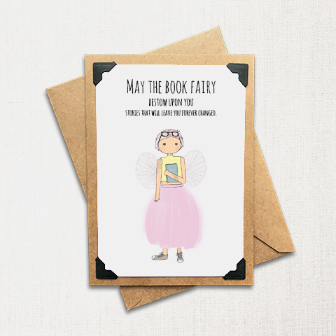 The Book Fairy Note Card