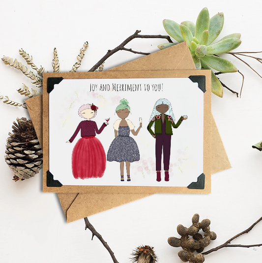 Joy and Merriment to You Holiday Card