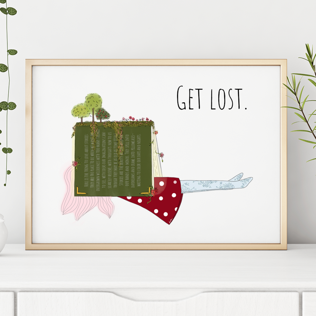 Get Lost 13x19 Print