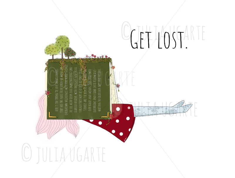 Get Lost 13x19 Print