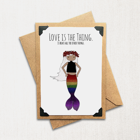 Love is the Thing Note Card