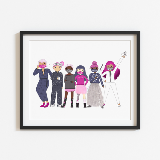 Special Edition Puckish Girls Group 8x10 Print