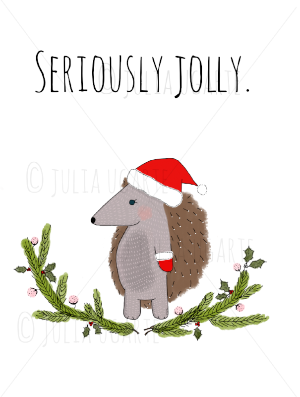 Seriously Jolly Holiday Card